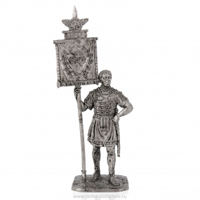 Оловянный солдатик миниатюра "Римский знаменосец, 1-2 вв. н.э.", фотография 0. Интернет-магазин ЛАВКА ПОДАРКОВ